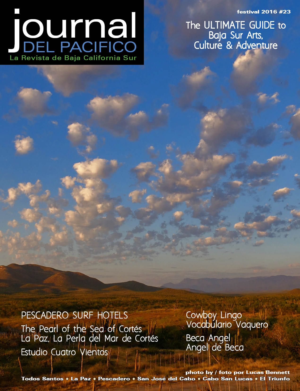 Festival 2016 Issue of Journal del Pacifico