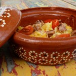 Baked rotelli from Rancho Pescadero, Todos Santos, Baja, Mexico.