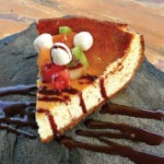 Cheesecake from Rancho Pescadero, Todos Santos, Baja, Mexico.