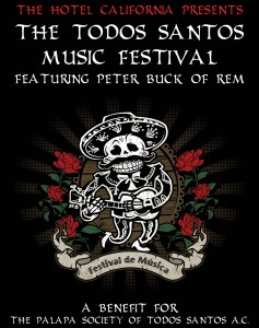 Todos Santos Music Festival with Peter Buck of REM logo