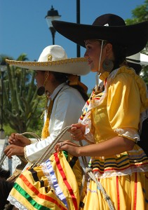 Escaramuza riders, Todos Santos, Baja, Mexico