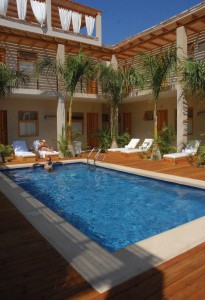 Hotel Casa Tota pool, Todos Santos, Baja, Mexico