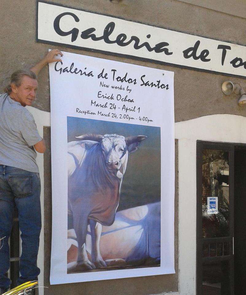 Erick Ochoa art opening at Galeria de Todos Santos