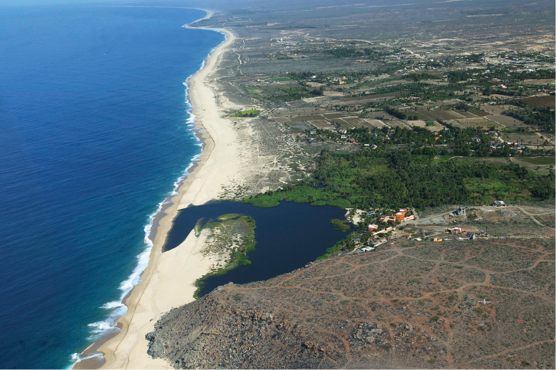 Todos Santos coastline by Claude Vogel, Baja, Mexico