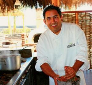 Chef Rodrigo Bueno, Rancho Pescadero, Baja, Mexico