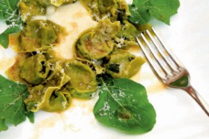 Ravioli at Tre Galline, Todos Santos, Baja, Mexico