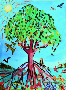Mangrove Collage by Tori Sepulveda and Students