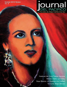 Cover of Festival 2012 issue of Journal del Pacifico, Baja, Mexico