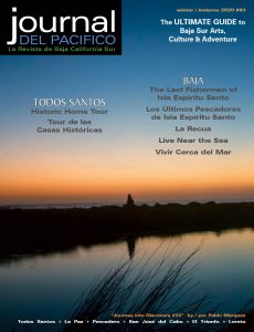 Journal del Pacifico Winter 2020 cover by Pablo Marquez, Todos Santos, Baja, Mexico