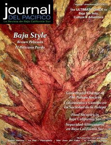 Journal del Pacifico Spring 2022 cover by Jill Logan, Todos Santos, Baja, Mexico